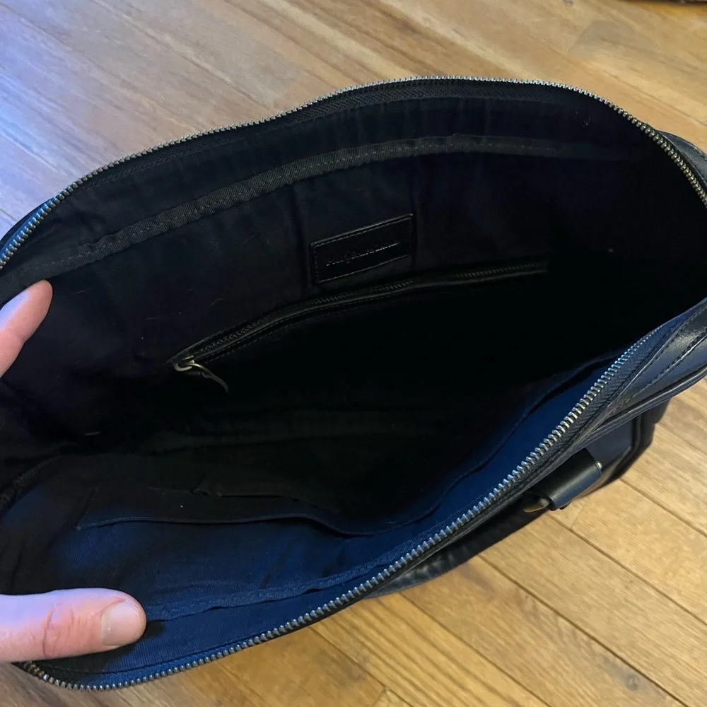 Polo by Ralph Lauren Black Leather Briefcase